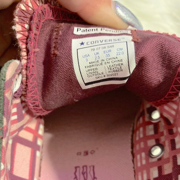 ❤️SOLD New leather Converse sneakers shoes - Picture 3 of 8